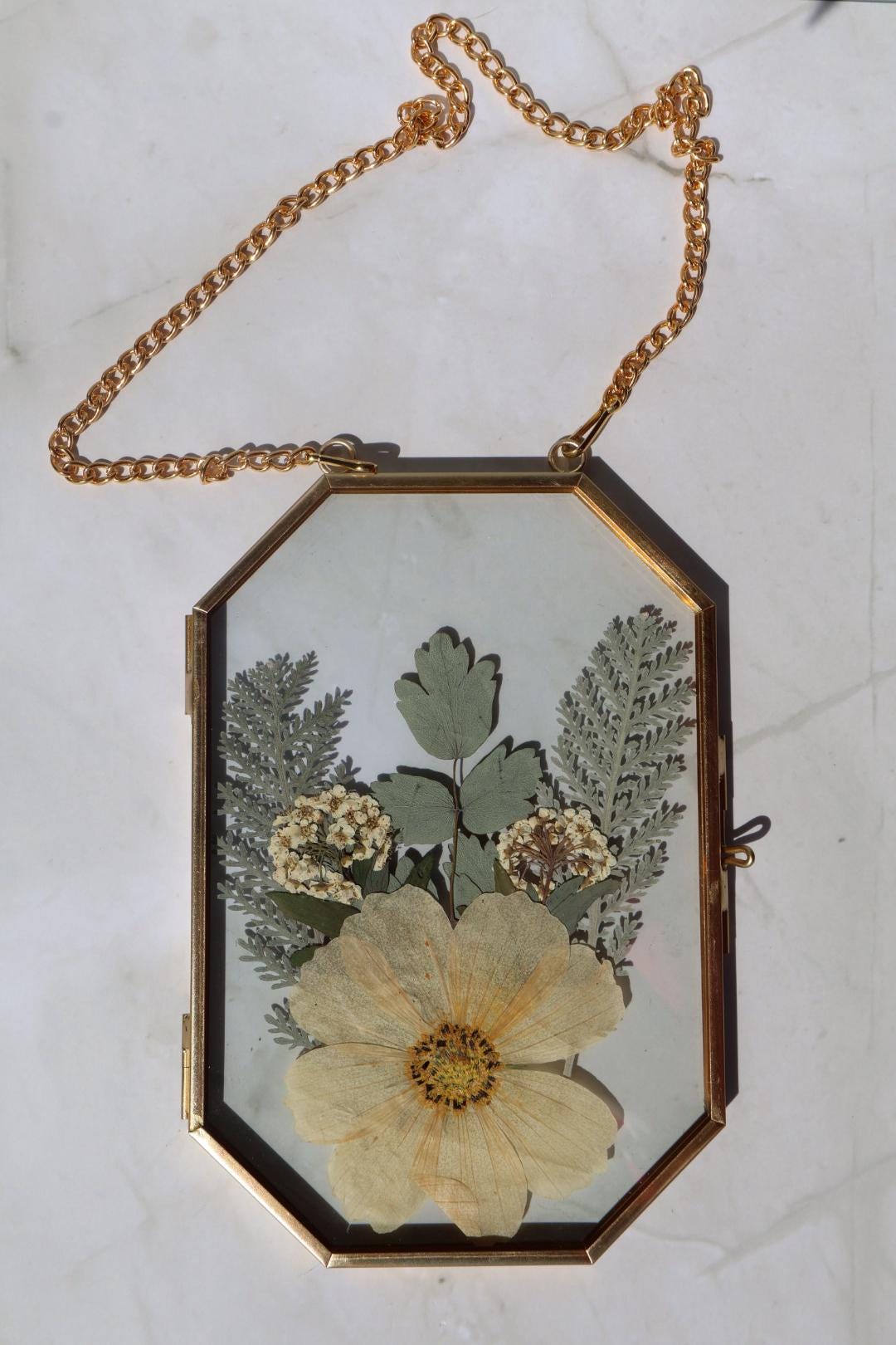 Custom Pressed Flower Frame: Botanical Wall Art, Dried Wildflower Decor, Floral Gifts