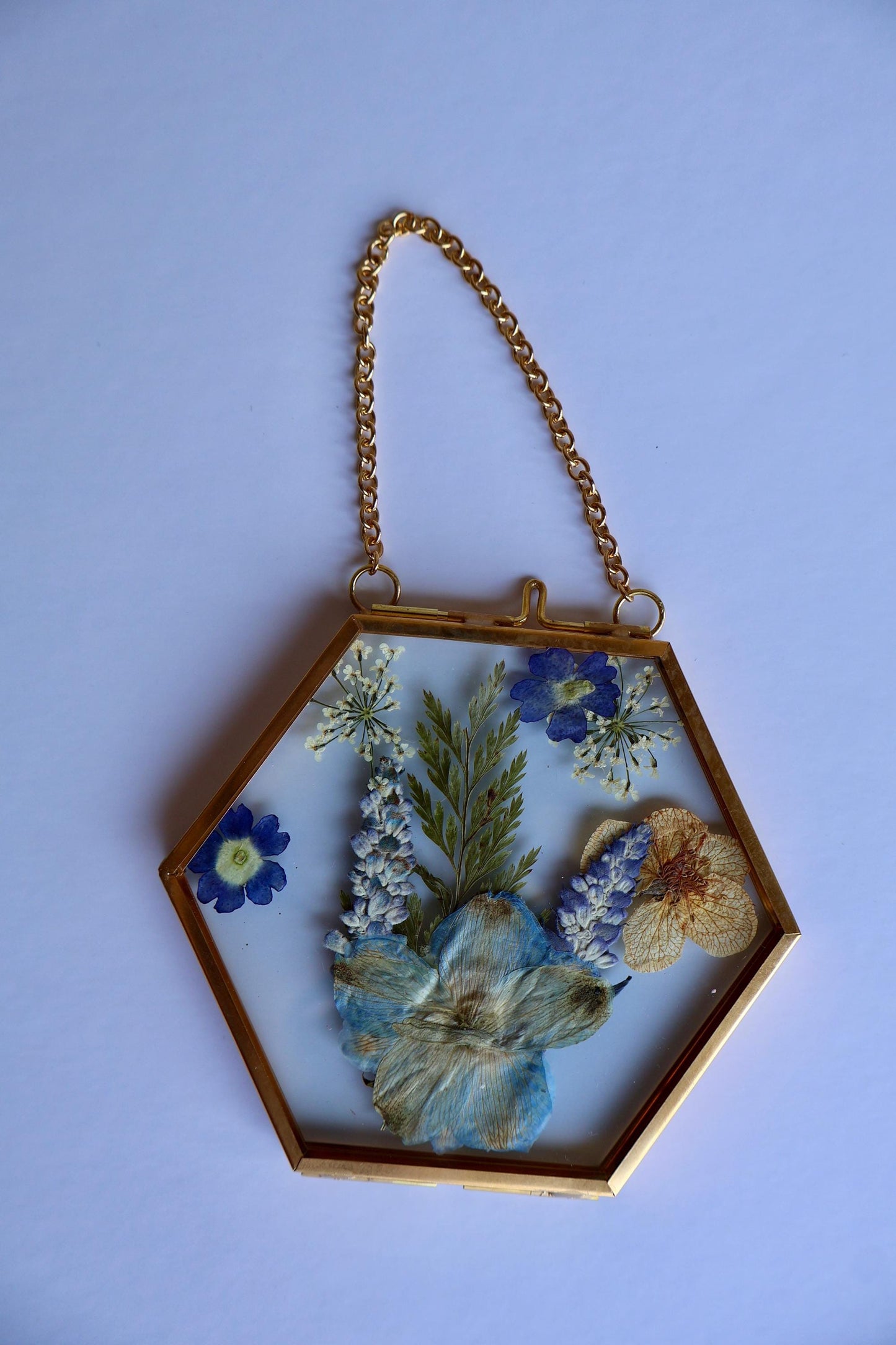 Pressed Flower Frame: Botanical Decor, Floral Gift, Dried Flowers