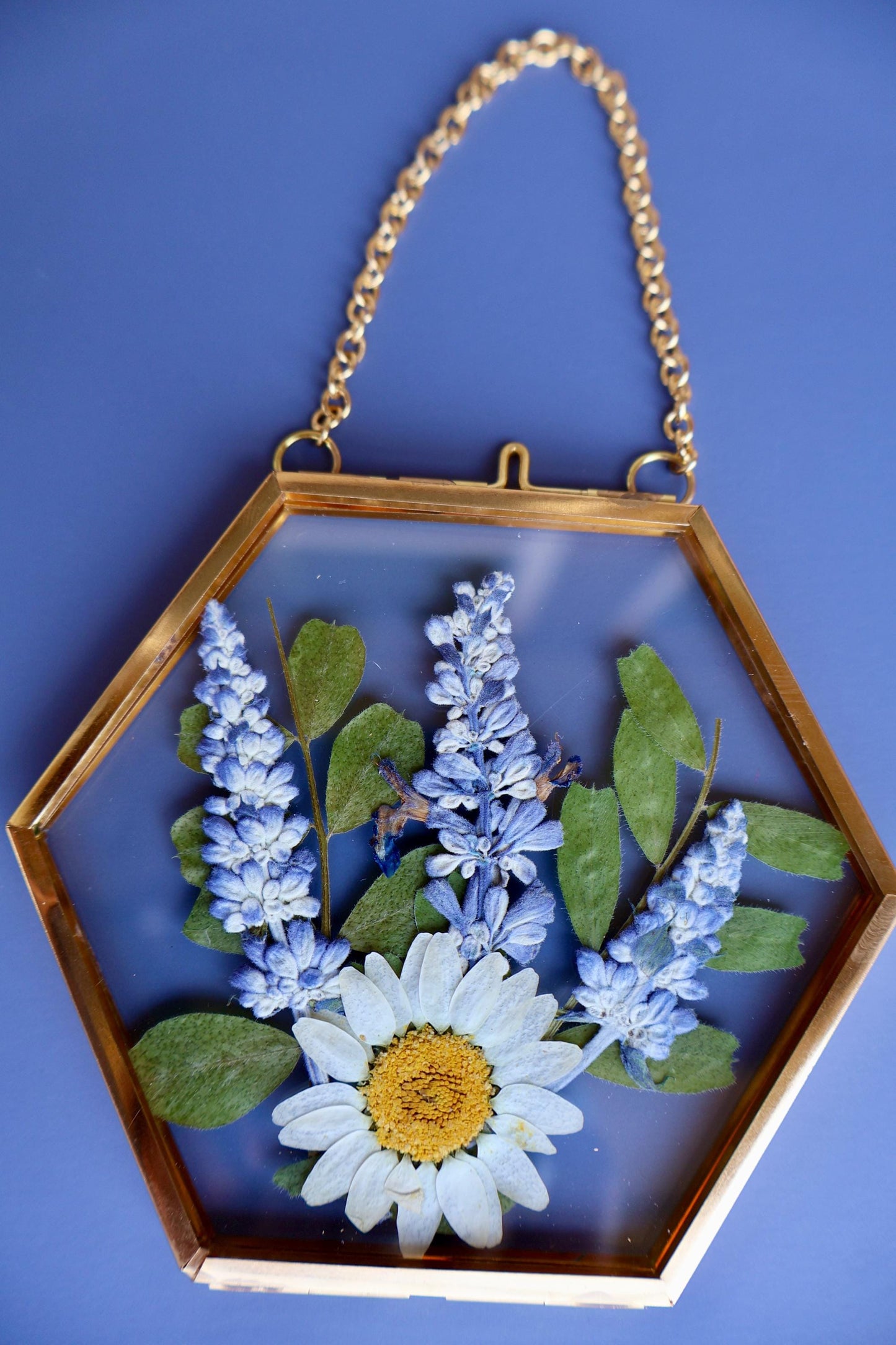 Pressed Flower Frame: Botanical Decor, Floral Gift, Dried Flowers