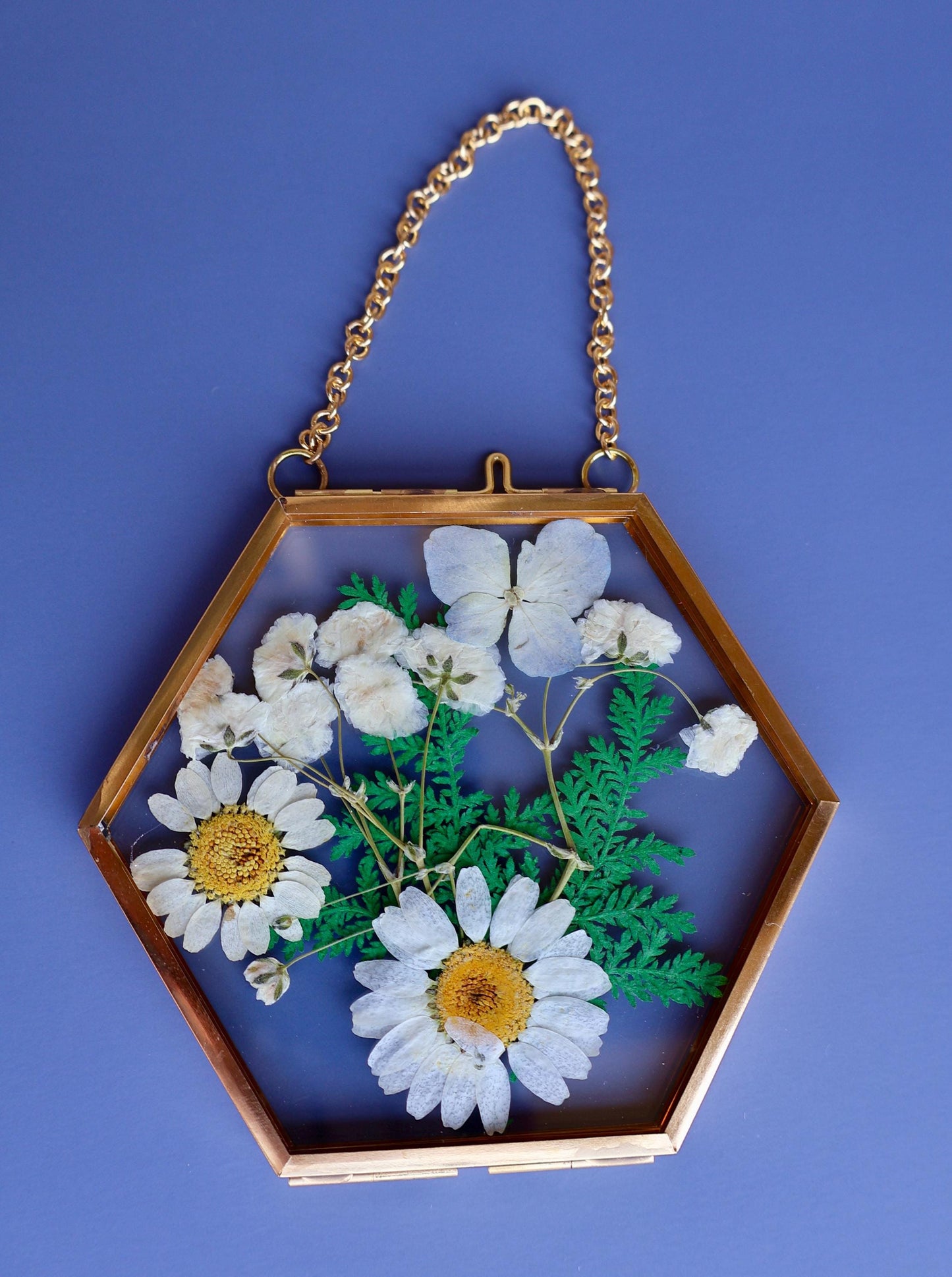 Pressed Flower Frame: Botanical Decor, Floral Gift, Dried Flowers