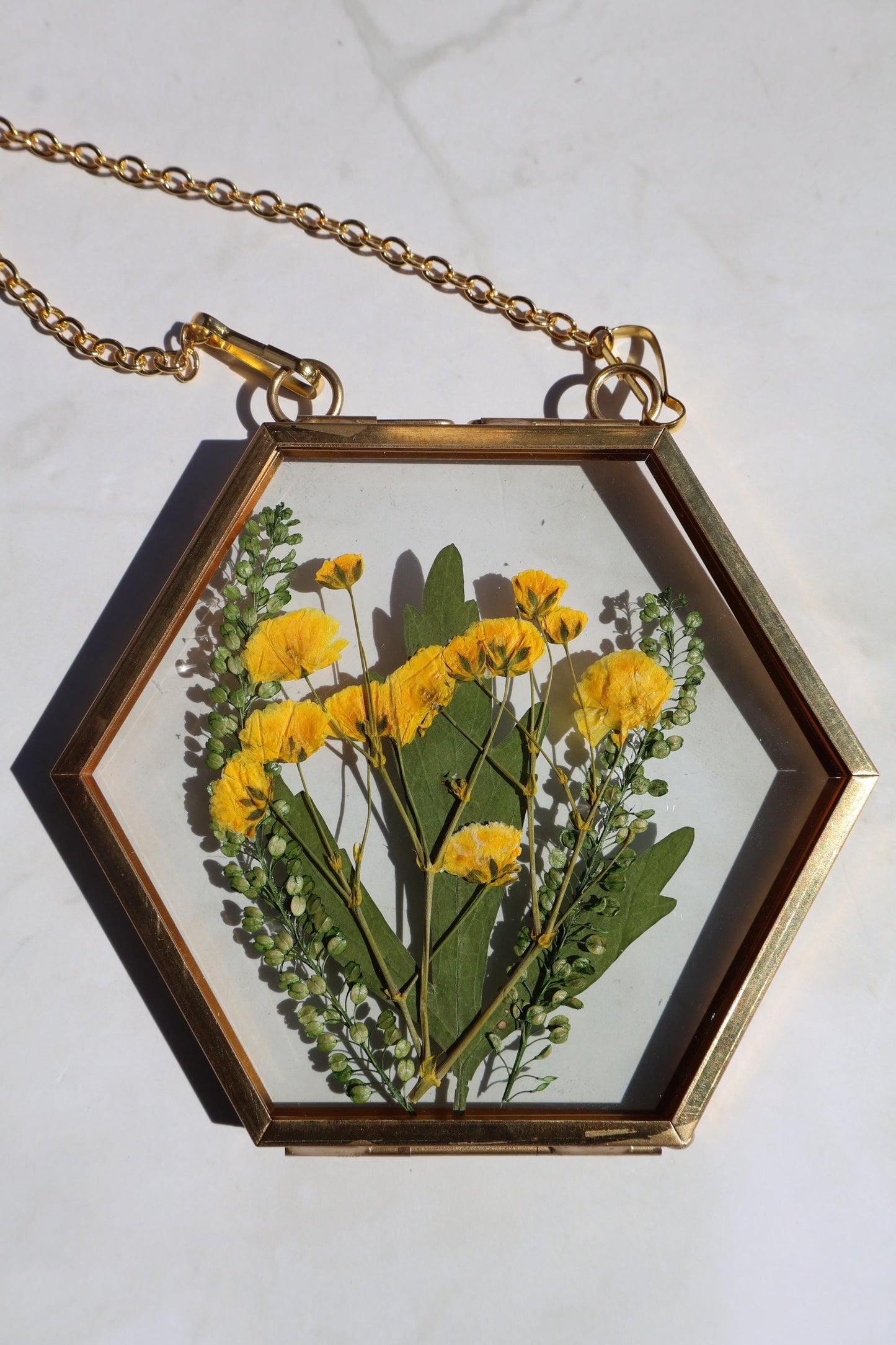 Pressed Wildflower Frame: Botanical Glass Window Decor, Custom Floral Gifts