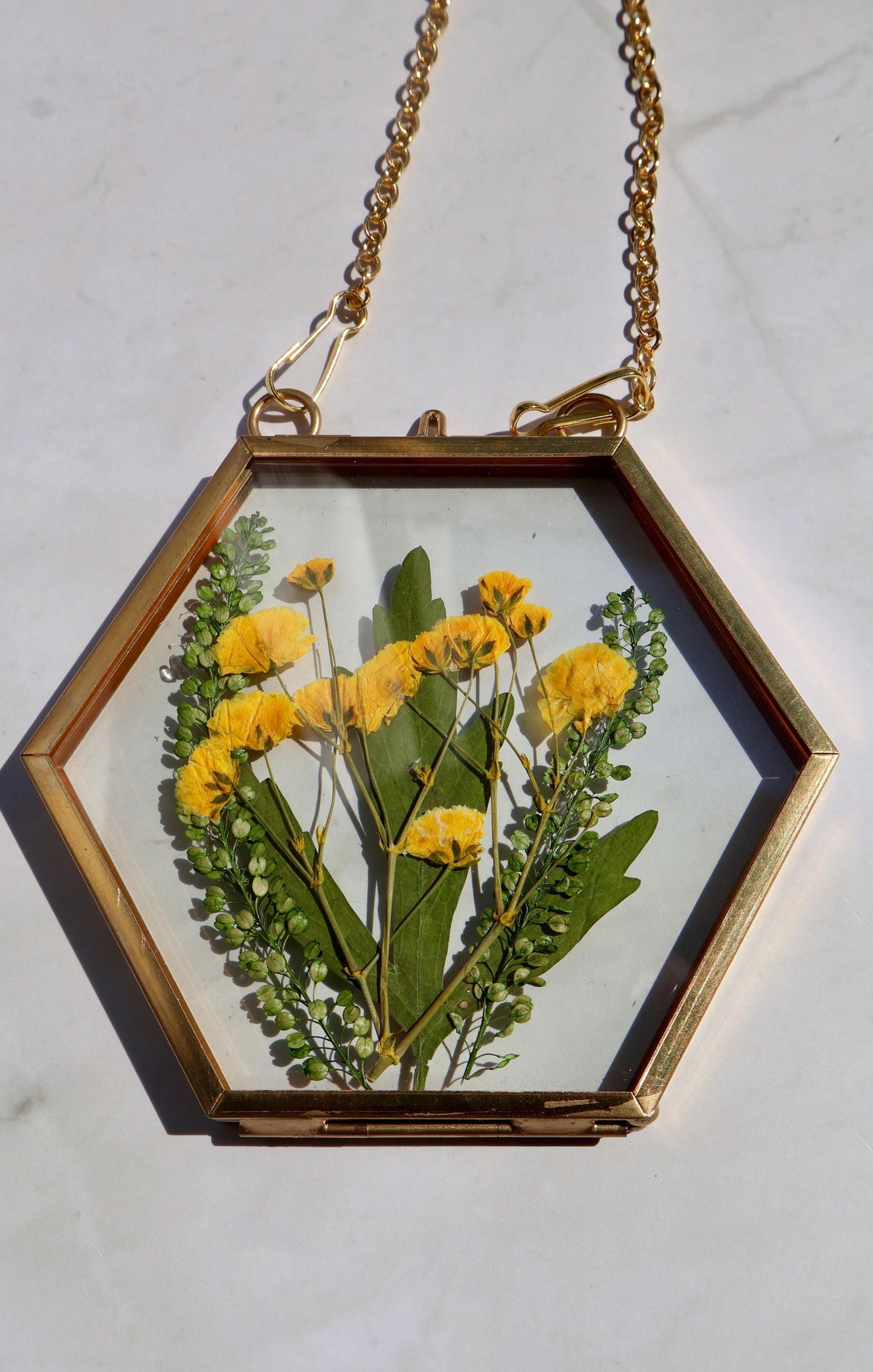 Pressed Wildflower Frame: Botanical Glass Window Decor, Custom Floral Gifts