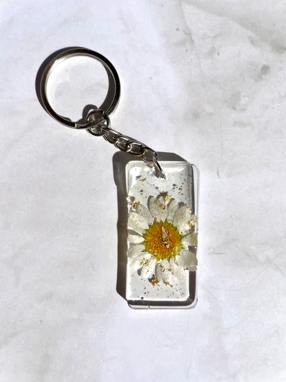 Pressed Flower Keychain: Floral Gifts