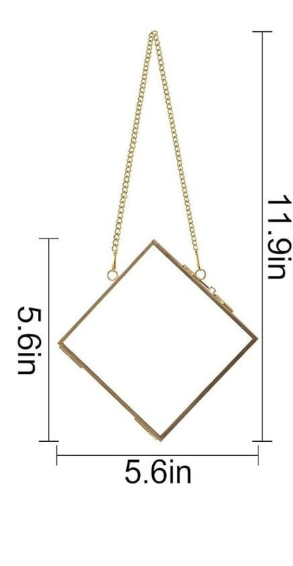 Custom Pressed Wildflower Frame: Botanical Glass Window Decor, Custom Floral Gifts