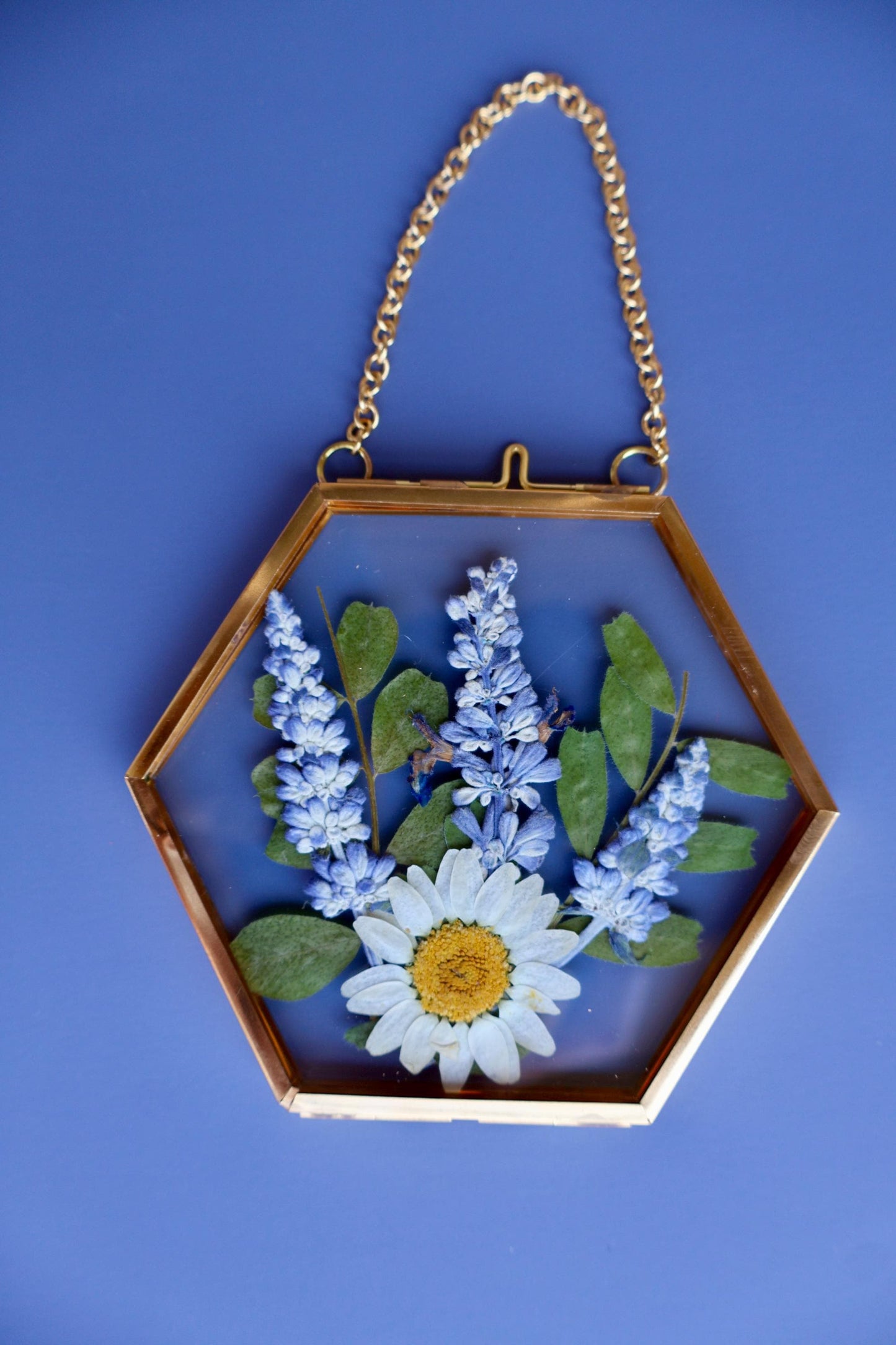 Pressed Flower Frame: Botanical Decor, Floral Gift, Dried Flowers
