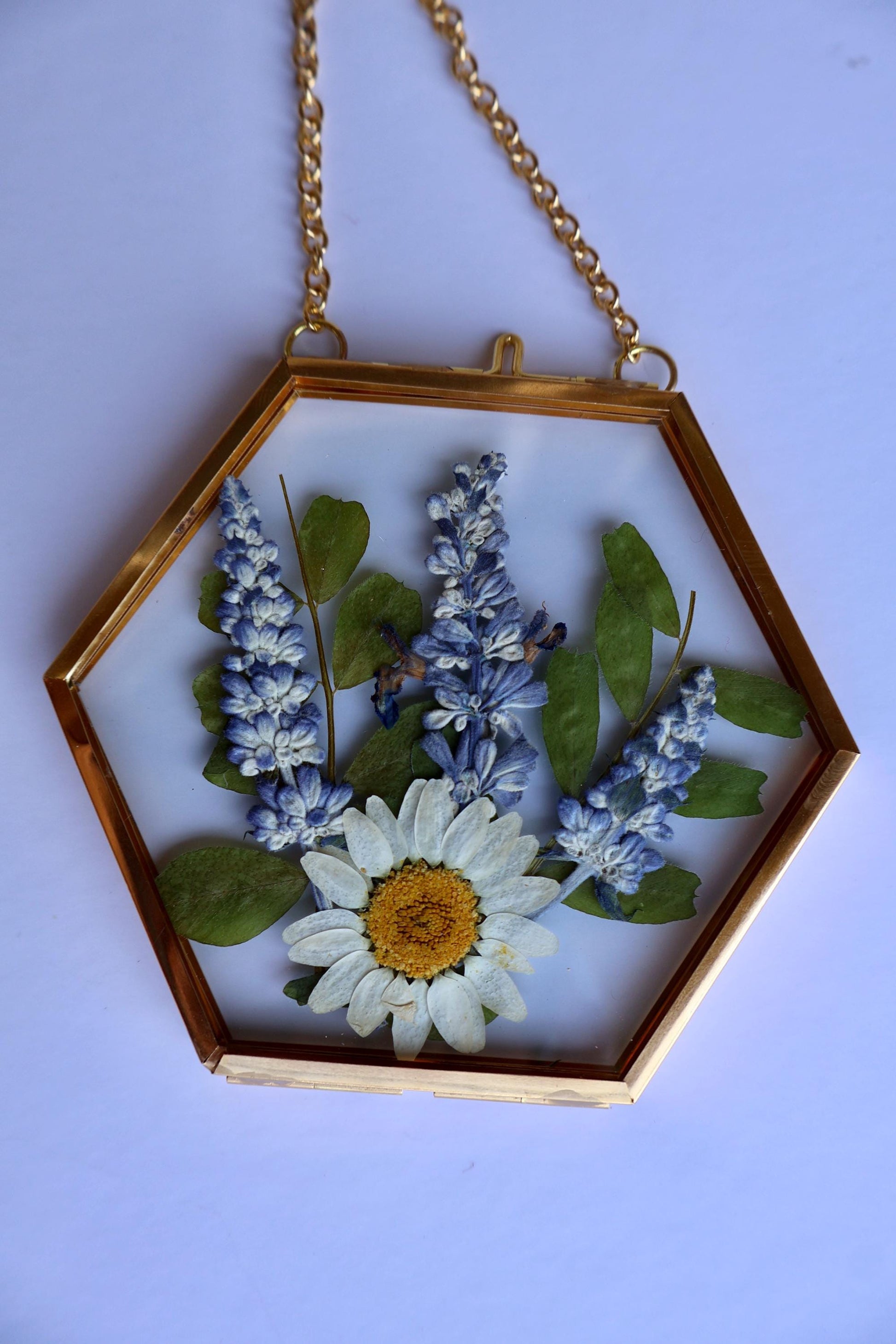 Pressed Flower Frame: Botanical Decor, Floral Gift, Dried Flowers