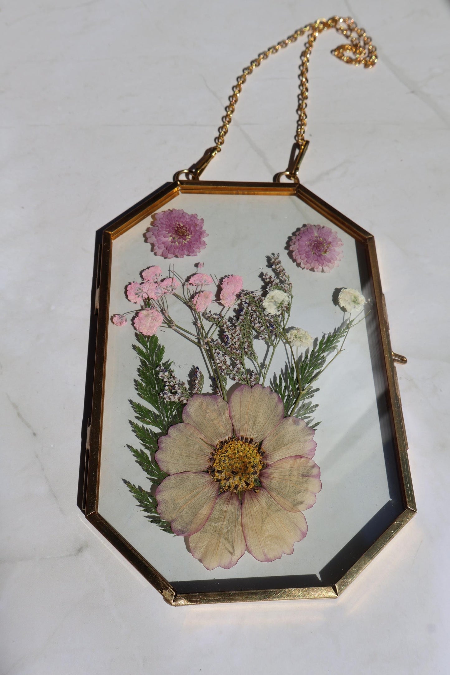 Custom Pressed Flower Frame: Botanical Wall Art, Dried Wildflower Decor, Floral Gifts
