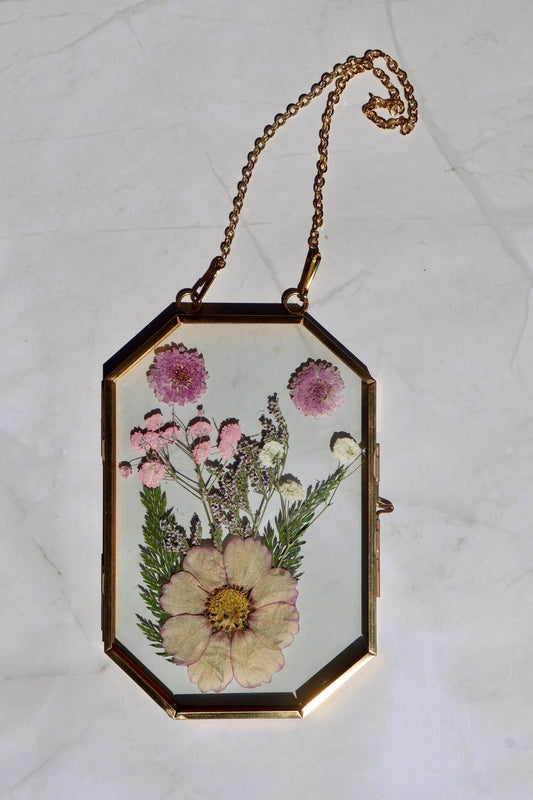 Custom Pressed Flower Frame: Botanical Wall Art, Dried Wildflower Decor, Floral Gifts