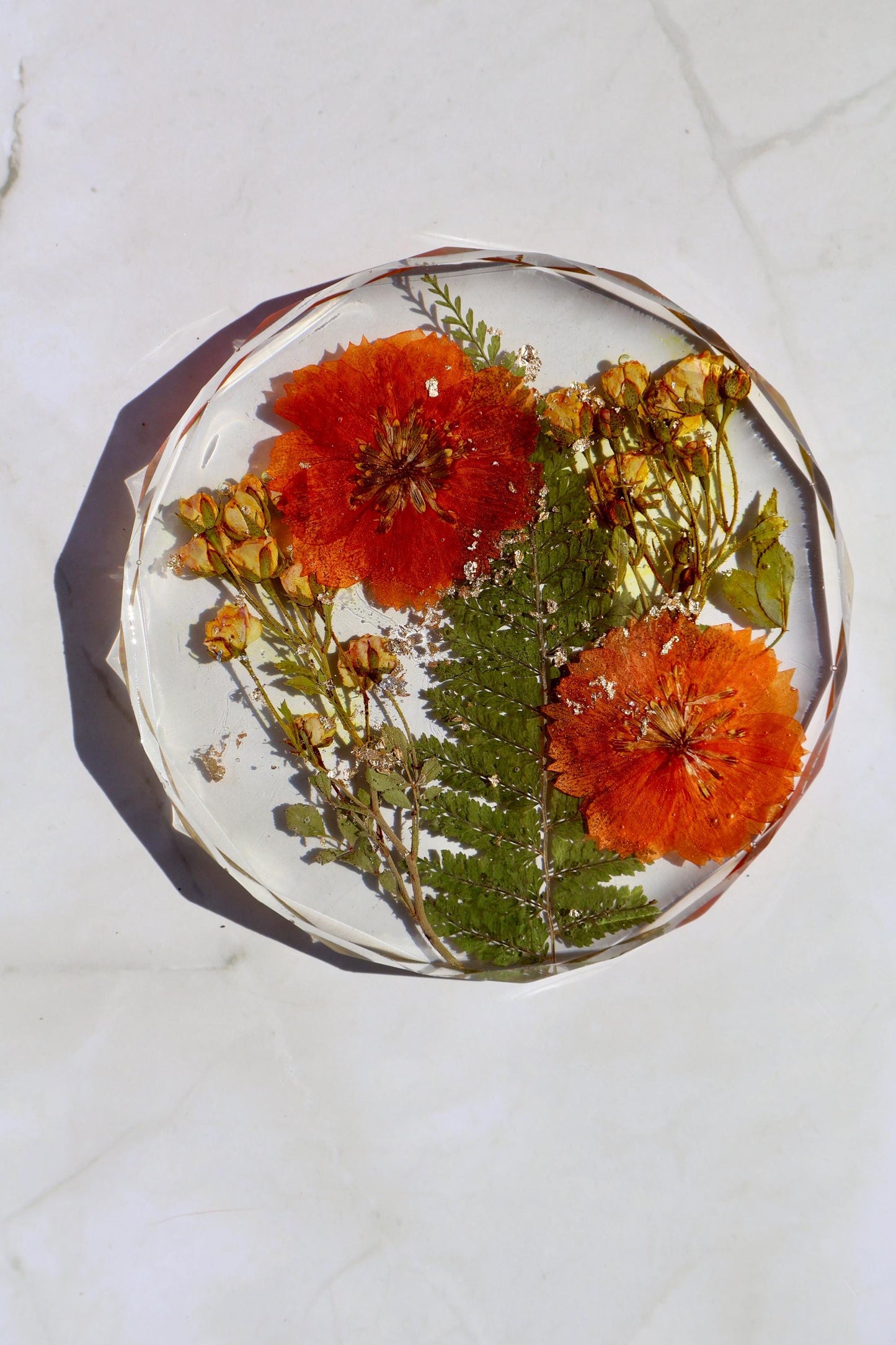 Pressed Flower Coasters: Floral Decor, Wildflower Gifts