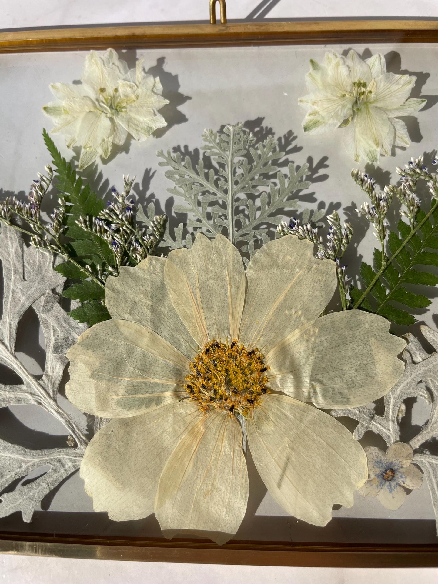 Pressed Flower Frame: Botanical Wall Art, Dried Wildflower Decor, Floral Gifts